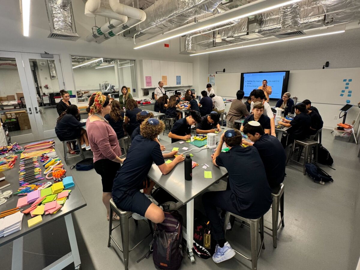Students at the Jewish Leadership Academy in Miami on Sept. 10, 2024.