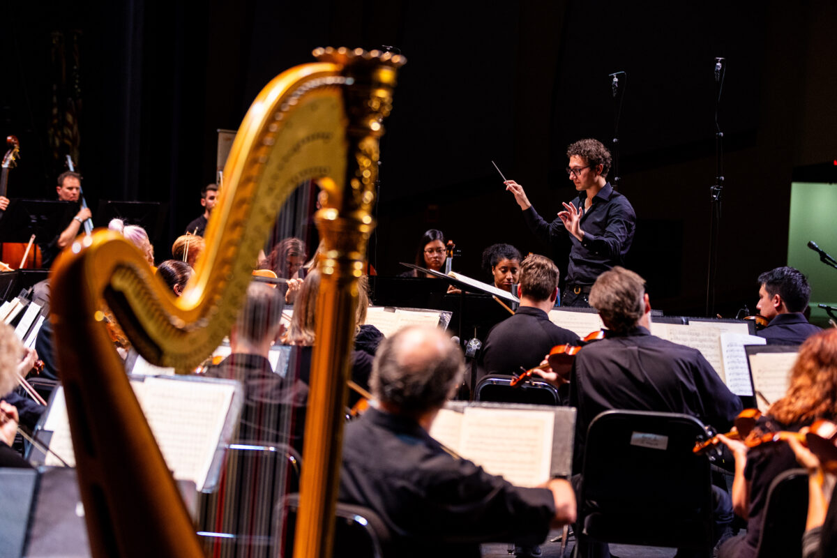 The Louisville, Ky., Orchestra performs, in an undated photograph.