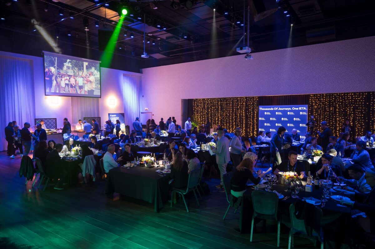 Representatives of Israel travel organizations attend the Israel Educational Travel Alliance's Leaders Summit in Jerusalem on Jan. 20, 2025.
