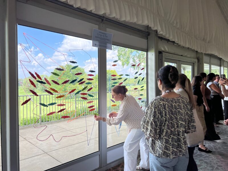 Early-career Jewish professionals take part in the Aleh Summit in Chicago in July, which was hosted by Jewish Federations of North America and M².