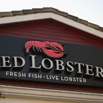 Red lobster sign