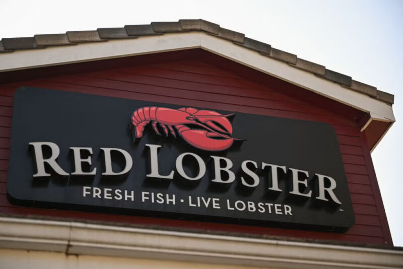 Red lobster sign