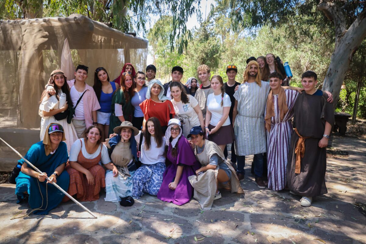 They come to strengthen their connection to Israel, but they strengthen Israel as well
